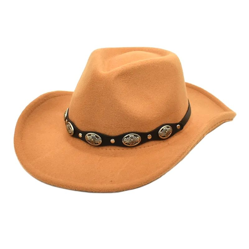Sombrero De Vaquero De La Mujer Que Lleva Atractiva Foto de
