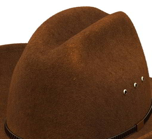 partes de un sombrero: la copa