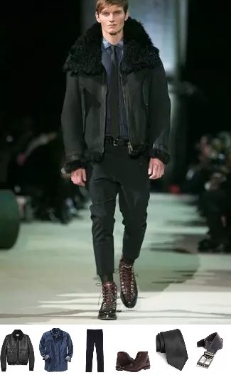 chaqueta de piel negra es combinarla con pantalón negro