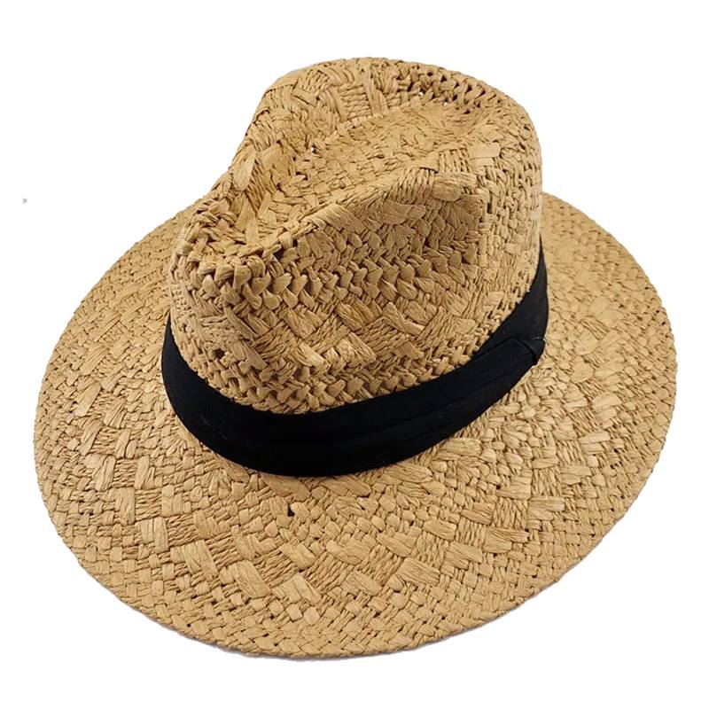 Sombrero vaquero panamá marron