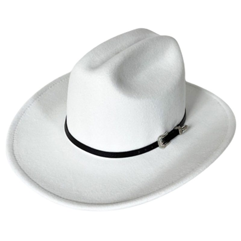Sombrero vaquero cattleman blanco