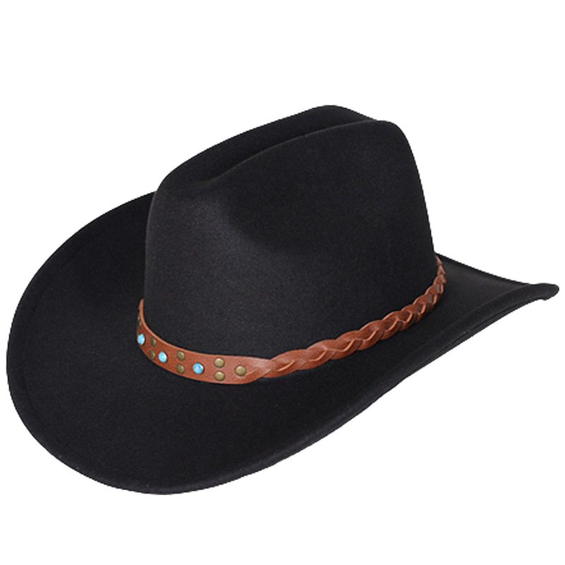 Sombrero vaquero cattleman negro