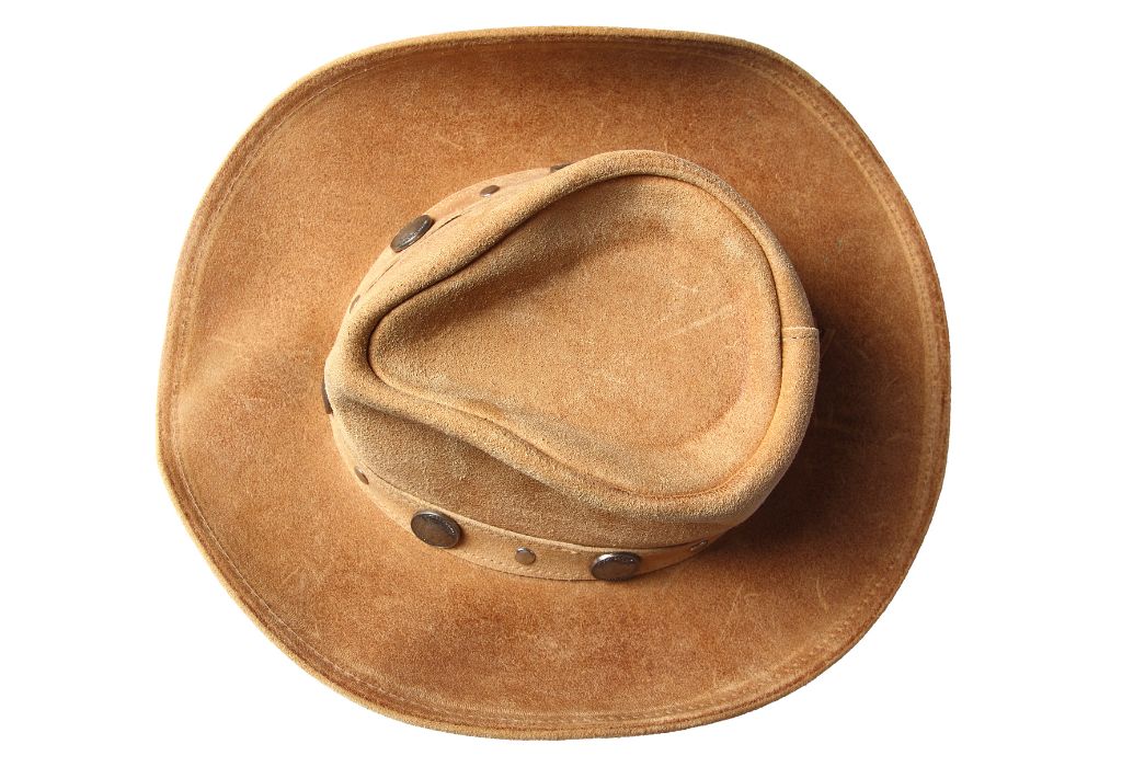 sombrero de gamuza