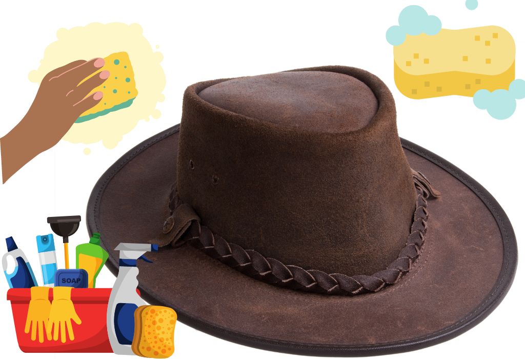 sombrero de gamuza